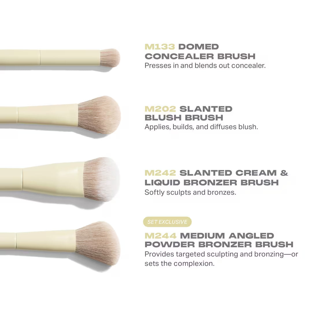 PREORDEN -Buttery Blends 4-Piece Face Brush Set | MORPHE - 2 A 4 SEMANAS EN LLEGAR
