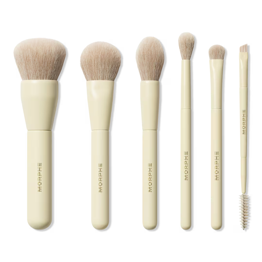 PREORDEN -Buttery Blends 6-Piece Travel Brush Set | MORPHE - 2 A 4 SEMANAS EN LLEGAR