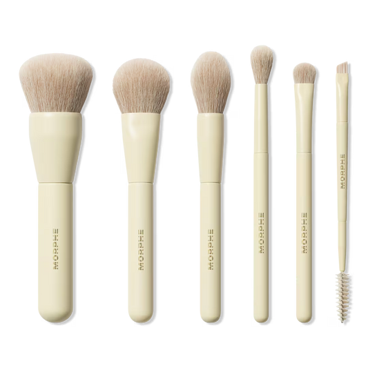 PREORDEN -Buttery Blends 6-Piece Travel Brush Set | MORPHE - 2 A 4 SEMANAS EN LLEGAR