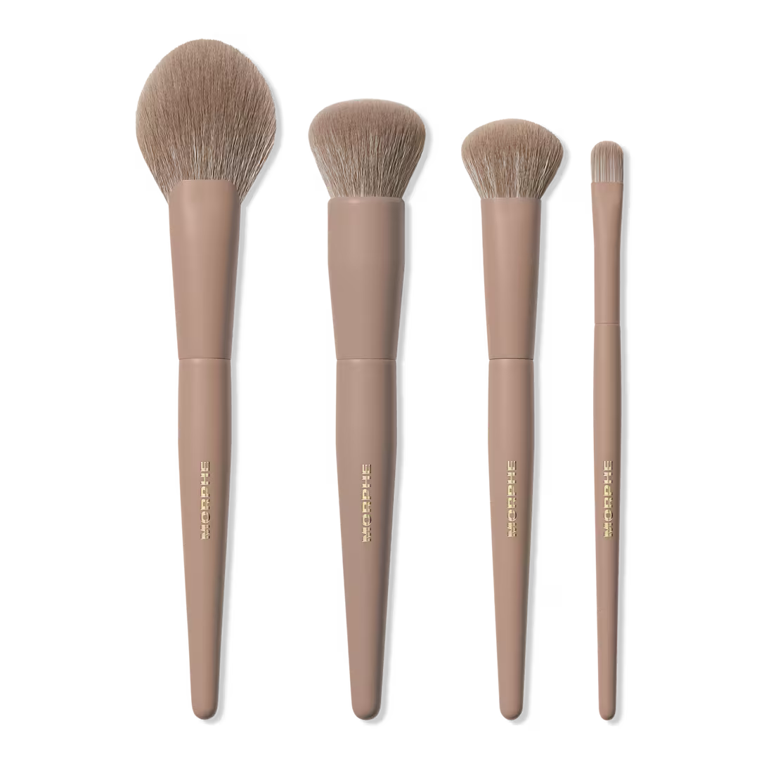 PREORDEN - Iced Mocha 4-Piece Face Brush Set | MORPHE - 2 A 4 SEMANAS EN LLEGAR