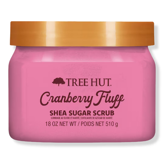PREORDEN - Cranberry Fluff Shea Sugar Scrub | TREE HUT - 2 A 4 SEMANAS EN LLEGAR