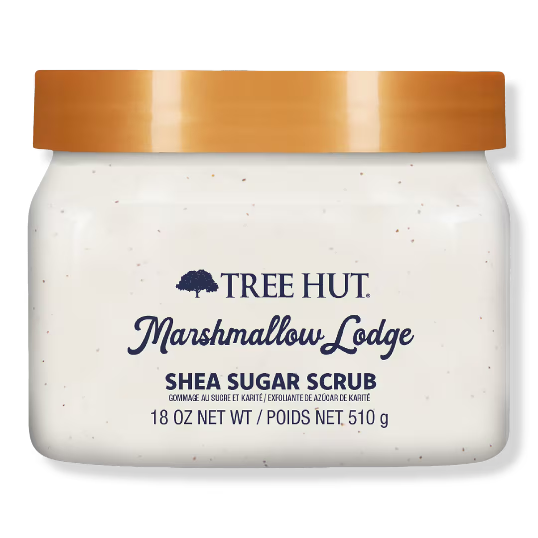PREORDEN - Marshmallow Lodge Shea Sugar Scrub | TREE HUT - 2 A 4 SEMANAS EN LLEGAR
