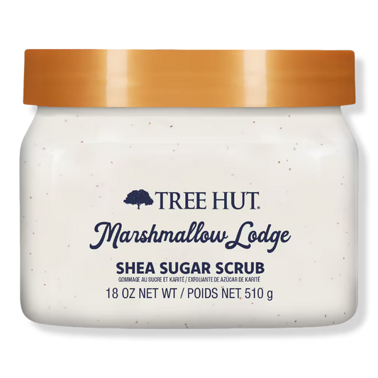 PREORDEN - Marshmallow Lodge Shea Sugar Scrub | TREE HUT - 2 A 4 SEMANAS EN LLEGAR