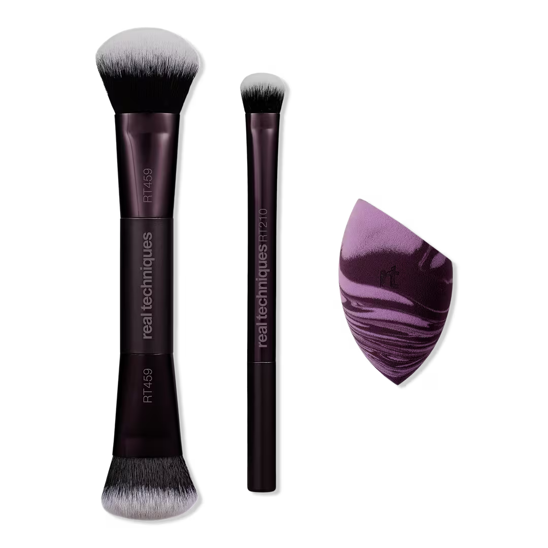 PREORDEN - Blend & Blush Brush & Sponge Gift Set | REAL TECHNIQUES - 2 A 4 SEMANAS EN LLEGAR