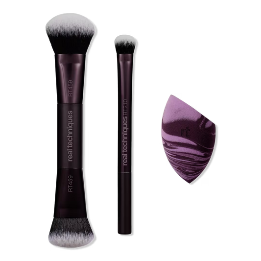 PREORDEN - Blend & Blush Brush & Sponge Gift Set | REAL TECHNIQUES - 2 A 4 SEMANAS EN LLEGAR