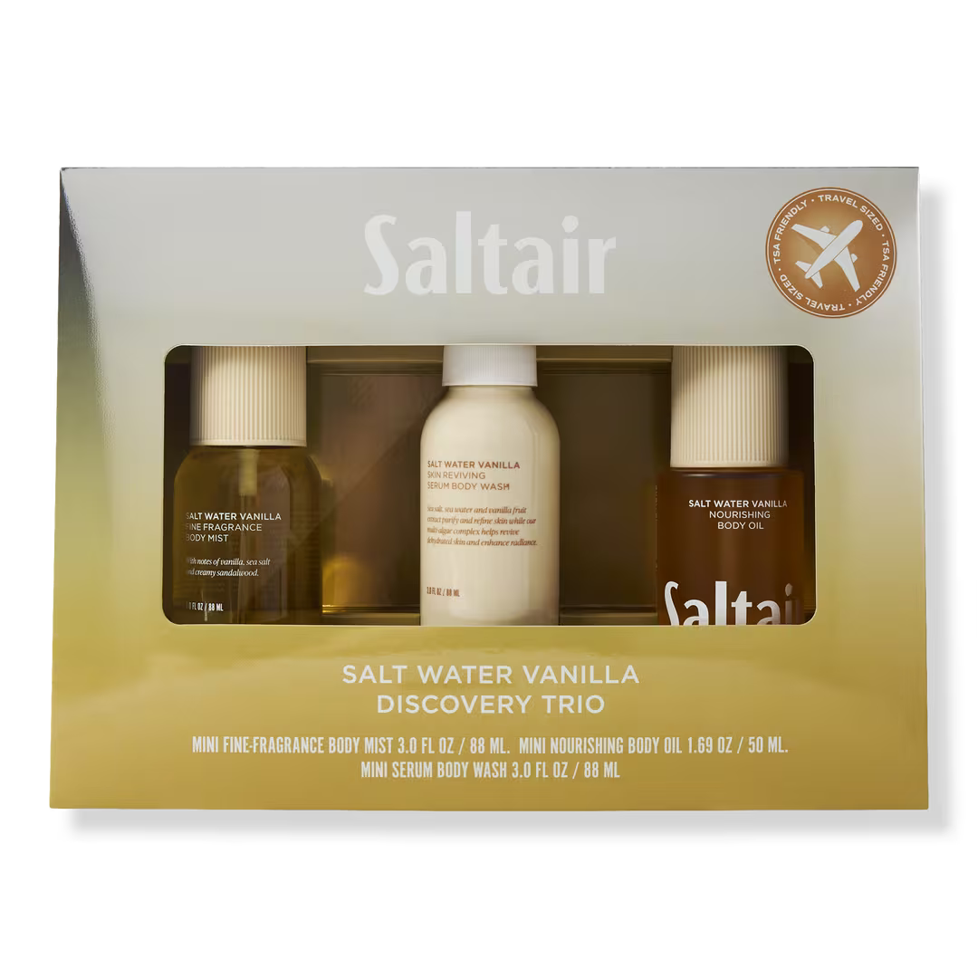 PREORDEN - Salt Water Vanilla Discovery Holiday Travel Ready Set | SALTAIR - 2 A 4 SEMANAS EN LLEGAR