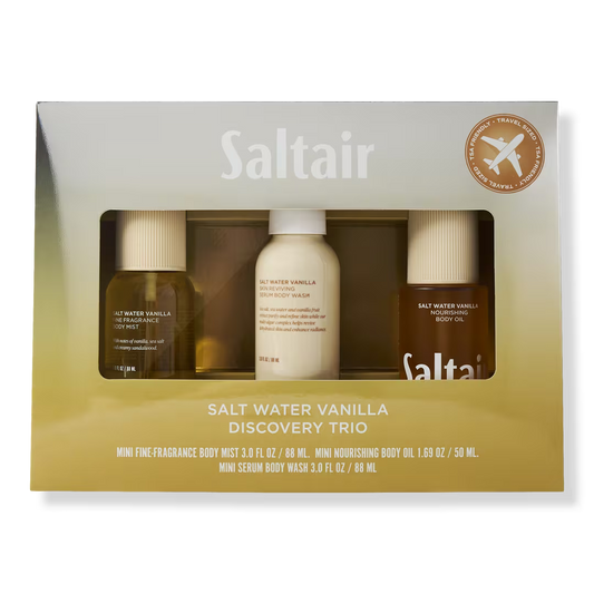 PREORDEN - Salt Water Vanilla Discovery Holiday Travel Ready Set | SALTAIR - 2 A 4 SEMANAS EN LLEGAR