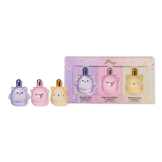 PREORDEN - 3-Piece Coffret Set with Sprayers | SQUISHMALLOWS - 2 A 4 SEMANAS EN LLEGAR