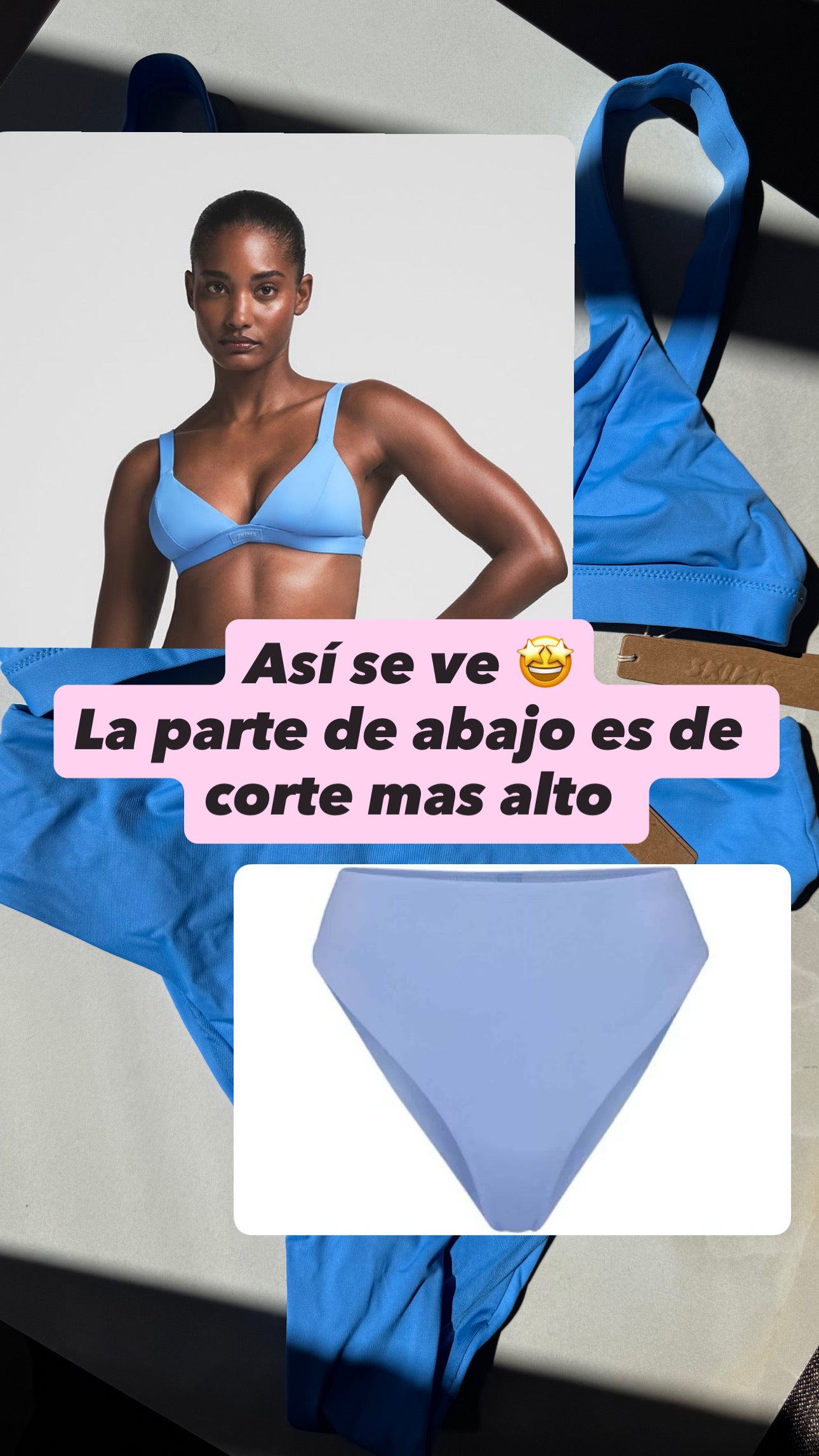 TWO PIECE SWIM SET EN TIDE  | SKIMS - 2 A 4 SEMANAS EN LLEGAR