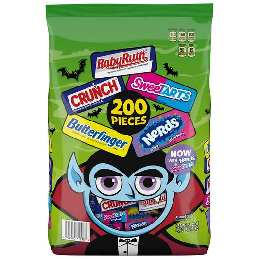 PREORDEN -Halloween Variety Pack Candy, 200 ct. - 2 A 4 SEMANAS EN LLEGAR