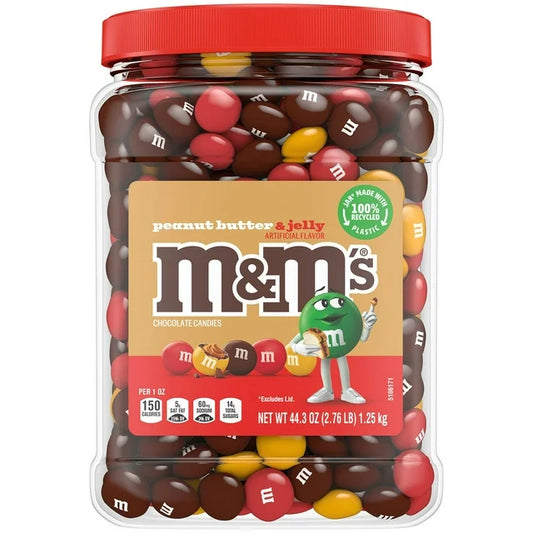 PREORDEN -M&M'S Peanut Butter and Jelly Milk Chocolate Candy, 44.3 oz. - 2 A 4 SEMANAS EN LLEGAR