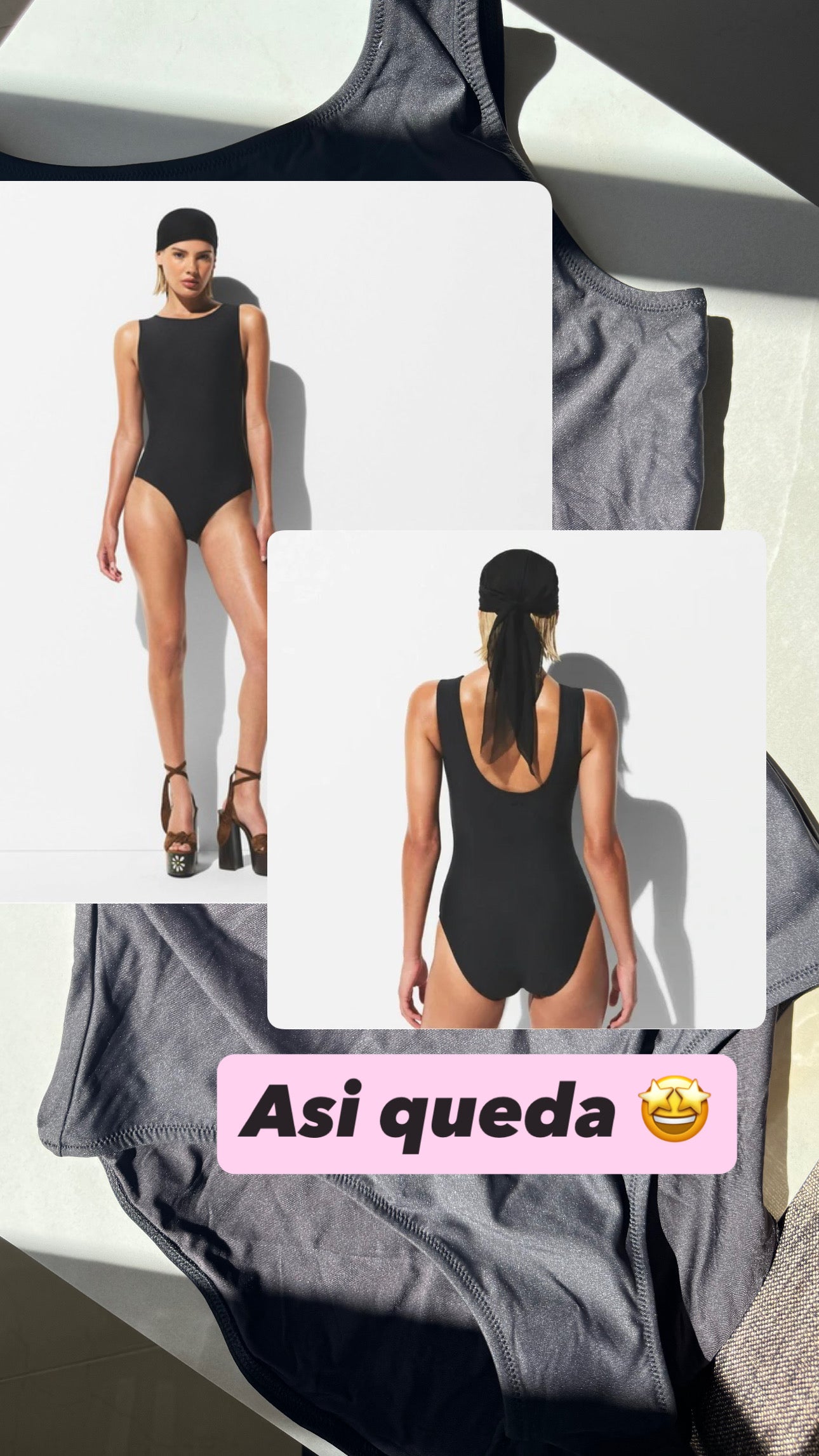 HIGH NECK ONE PIECE SWIM EN ONYX | SKIMS - NO CAMBIOS NI DEVOLUCIONES