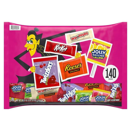 PREORDEN -HERSHEY'S Variety Pack Halloween Candy, 140 pcs.- 2 A 4 SEMANAS EN LLEGAR