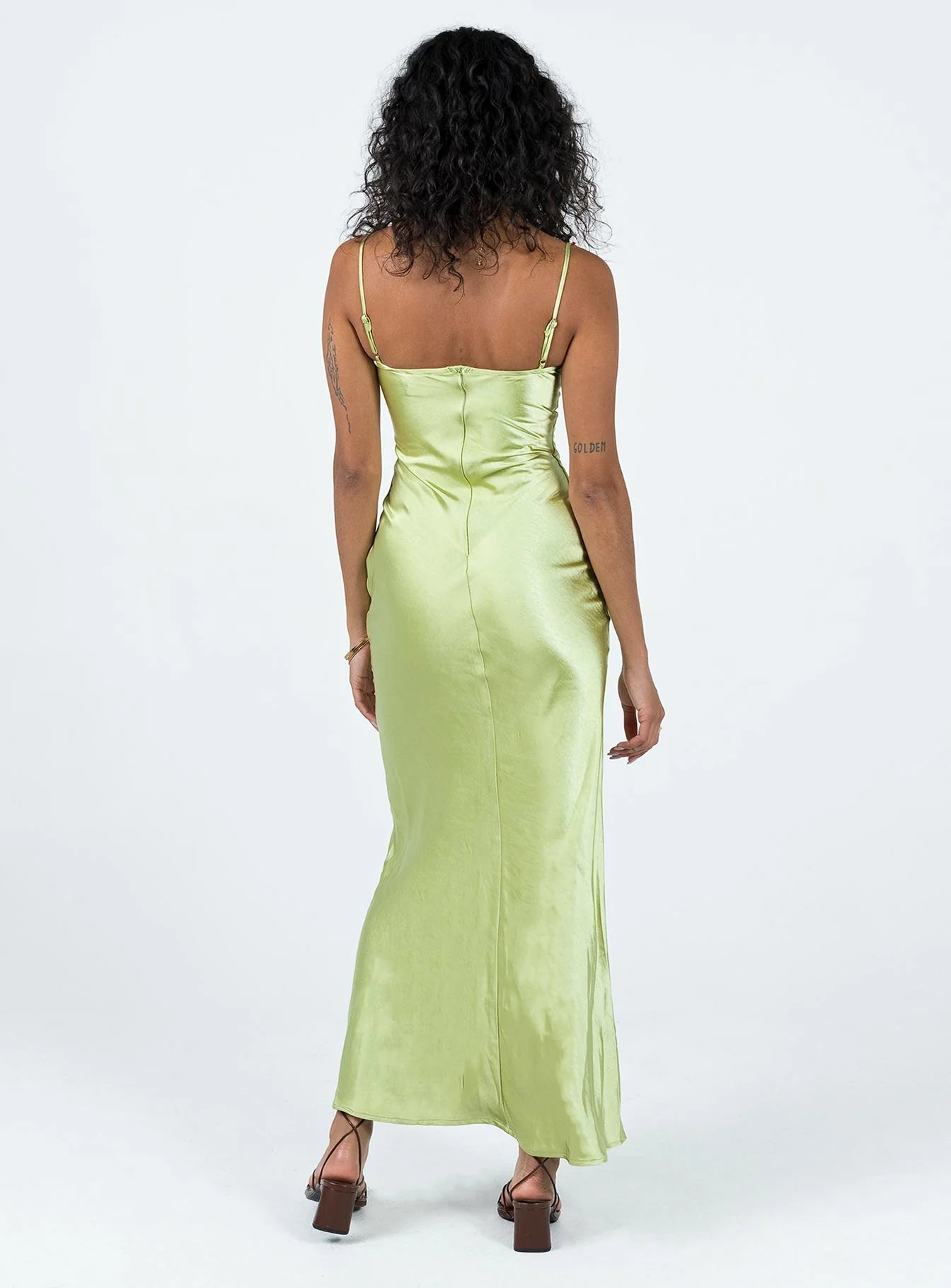 PRINCESS POLLY Kenzie Maxi Dress Green - NO CAMBIOS NI DEVOLUCIONES