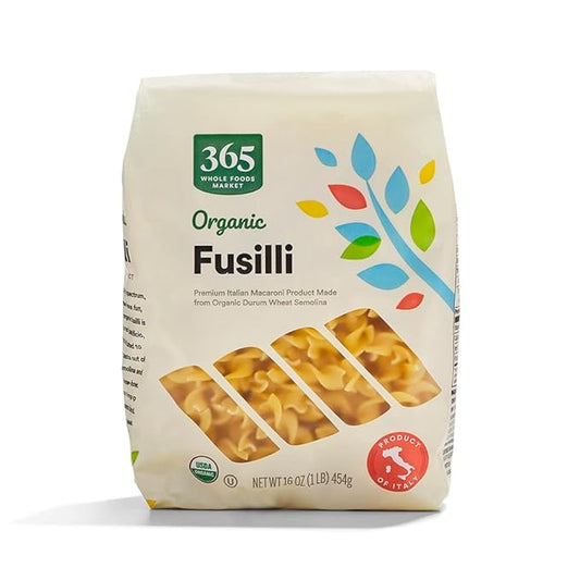 365 by Whole Foods Market, Organic Fusilli Pasta, 16 Ounce