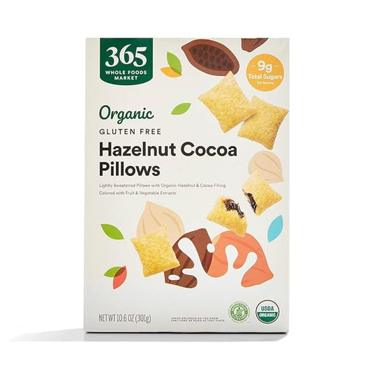 365 by Whole Foods Market, Organic Hazelnut Cocoa Pillows, 10.6 Ounce