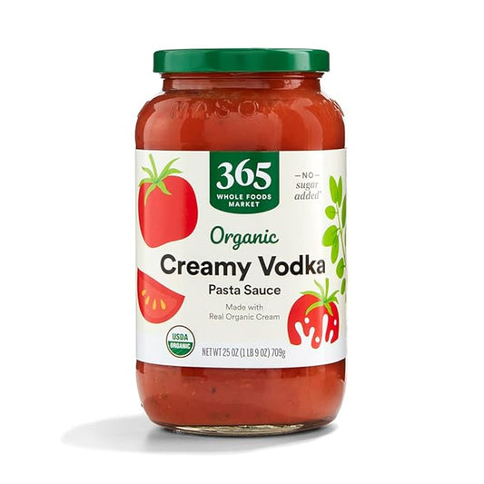 365 by Whole Foods Market, Organic Creamy Vodka Pasta Sauce, 25 Ounce