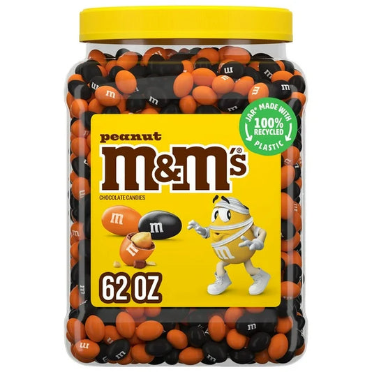 PREORDEN -M&M'S Peanut Milk Chocolate Halloween Candy, 62 oz. - 2 A 4 SEMANAS EN LLEGAR