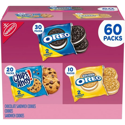 PREORDEN -Nabisco Sweet Treats Variety Pack, 60 pk. - 2 A 4 SEMANAS EN LLEGAR