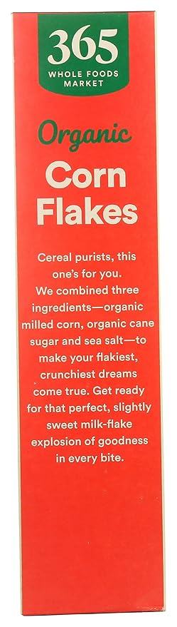 365 by Whole Foods Market, Organic Corn Flakes Cereal, 12 Ounce