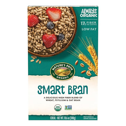 Nature's Path Organic Smart Bran Cereal, 10.6 oz (Pack of 1), Non-GMO