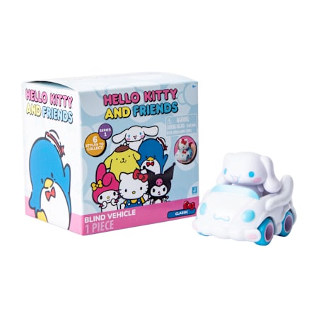 PREORDEN -Hello Kitty And Friends® Blind Vehicle Toy (FIGURA MISTERIOSA) - 2 A 4 SEMANAS EN LLEGAR
