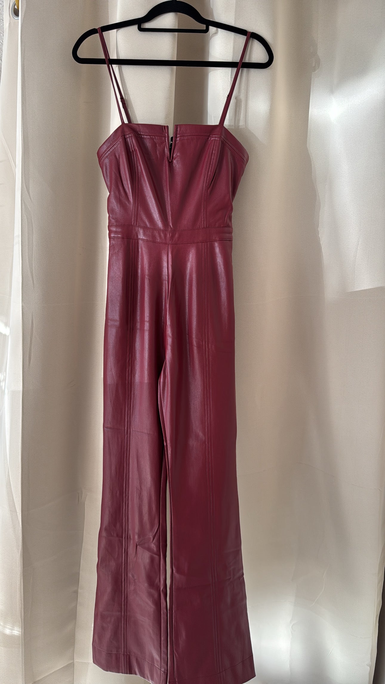 LOST & WANDER FAUX LEATHER JUMPSUIT -  NO CAMBIOS NI DEVOLUCIONES