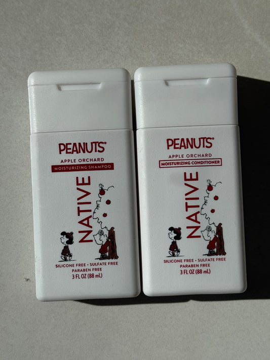 Set Mini Shampoo y Acondicionador aroma Manzana 🍎 | Native x Pnuts