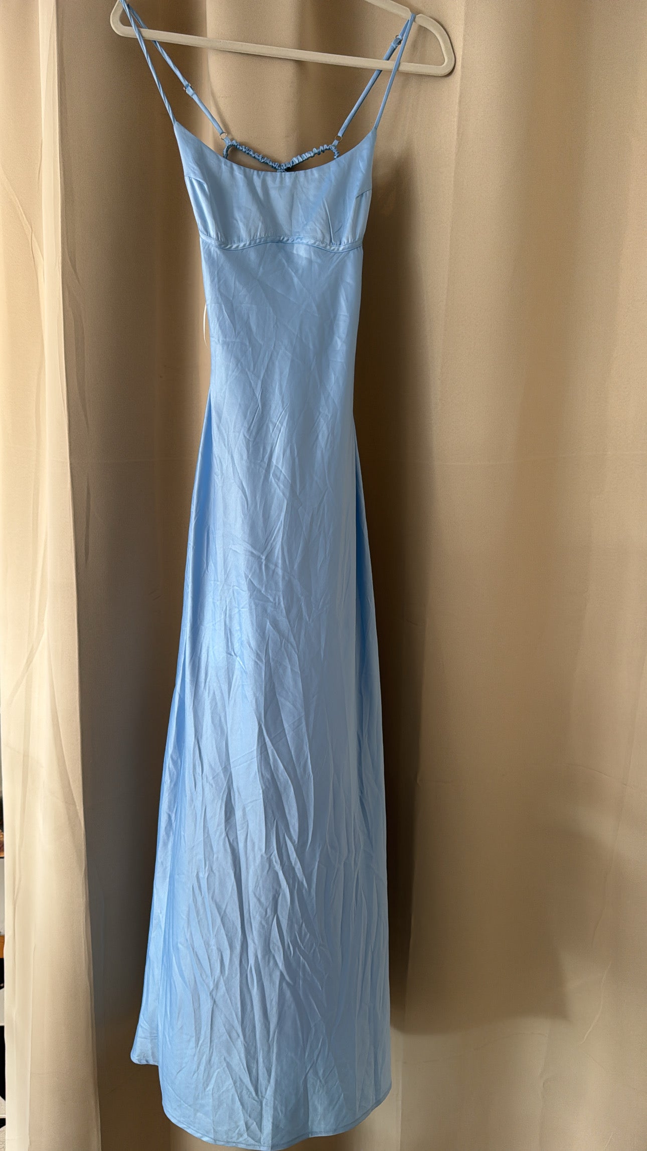 PRINCESS POLLY Ravia Maxi Dress Blue - NO CAMBIOS NI DEVOLUCIONES