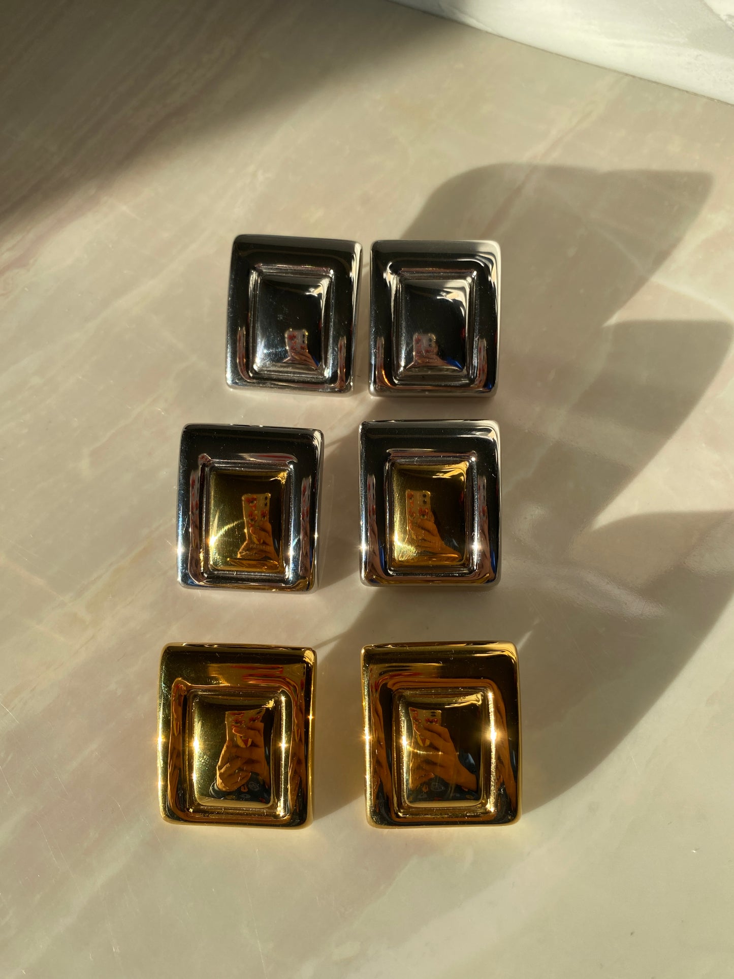 Aretes Cuadrados