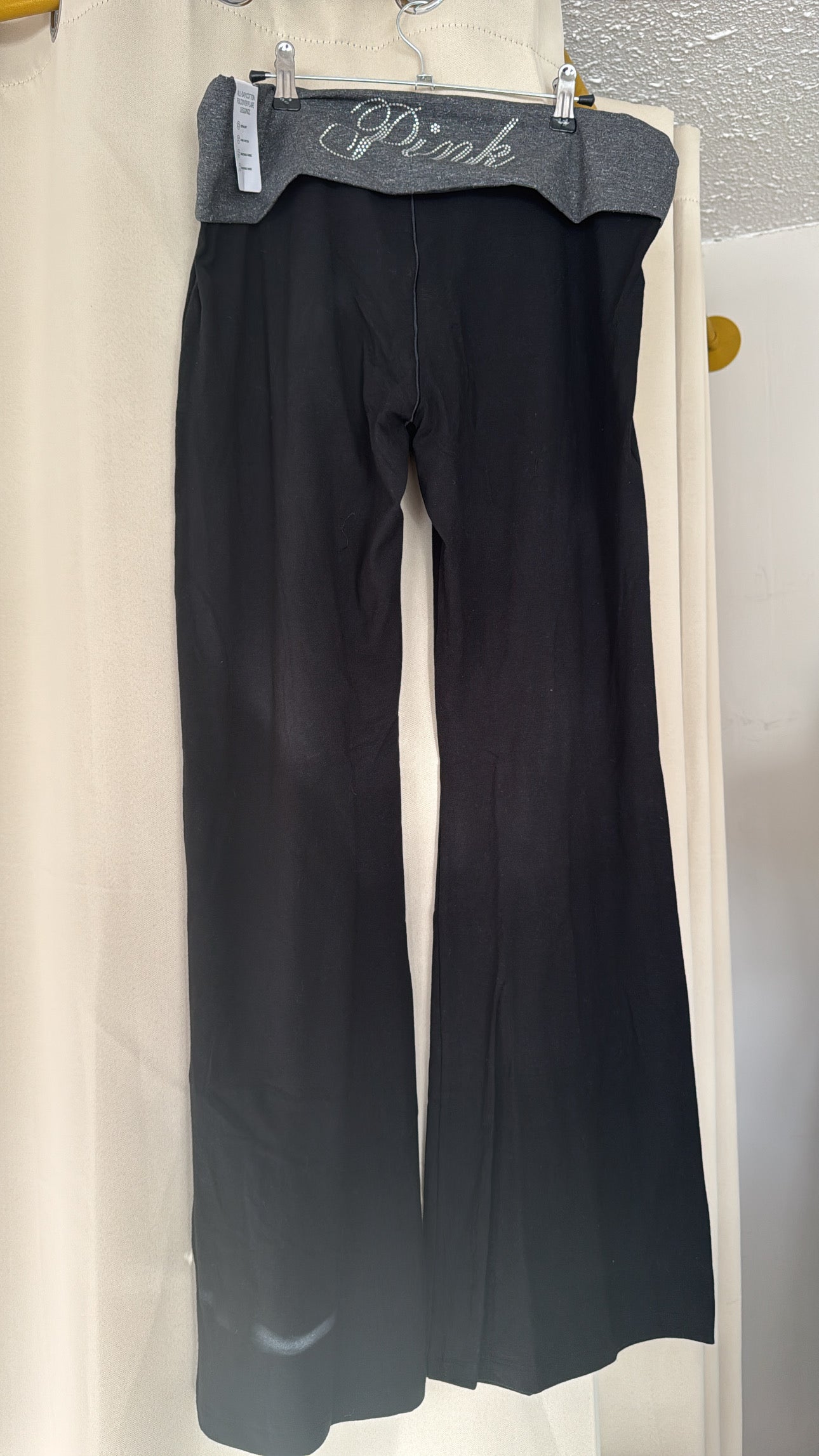 All-Day Cotton Foldover Flare Leggings | PINK - NO CAMBIOS NI DEVOLUCIONES