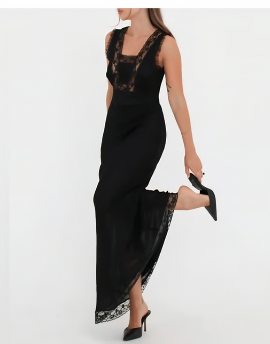 RUMORED DUET DRESS MAXI BLACK - NO CAMBIOS NI DEVOLUCIONES
