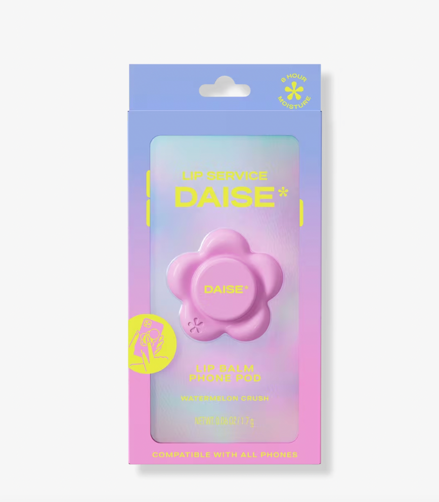 PREORDEN - Lip Service Lip Balm Phone Pod | DAISE - 2 A 4 SEMANAS EN LLEGAR