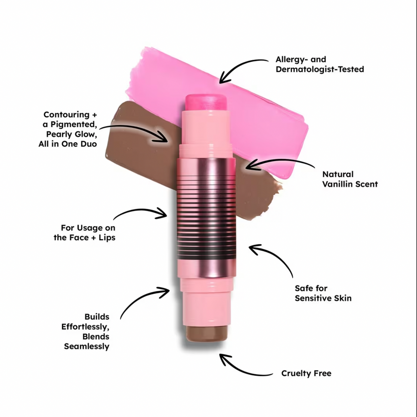 GlowTour Duo Shimmering Blush + Contour Stick | DIBS BEAUTY