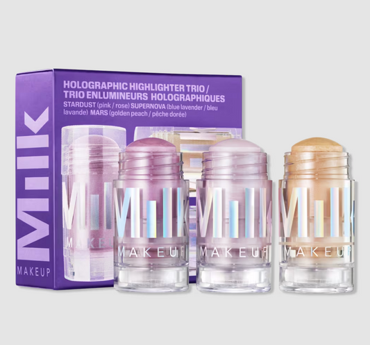 Galactic Glow Holographic Highlighter Trio | MILK