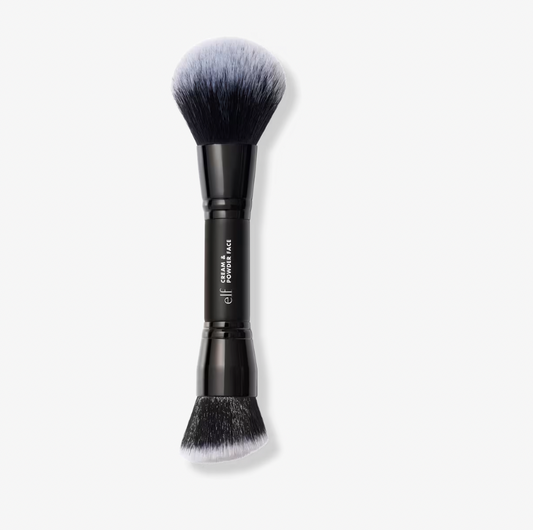 PREORDEN -Cream & Powder Face Brush | ELF - 2 A 4 SEMANAS EN LLEGAR