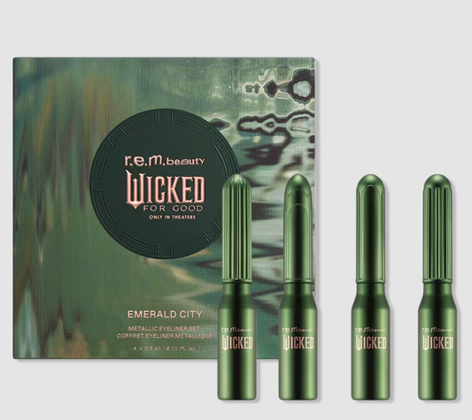PREORDEN -Wicked Emerald City Metallic Eyeliner Set | R.E.M. BEAUTY - 2 A 4 SEMANAS EN LLEGAR