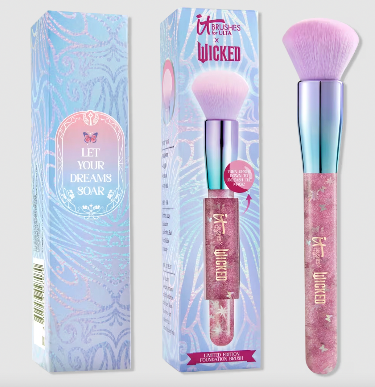 PREORDEN -IT Brushes for ULTA x Wicked Limited-Edition Glinda Foundation Brush - 2 A 4 SEMANAS EN LLEGAR