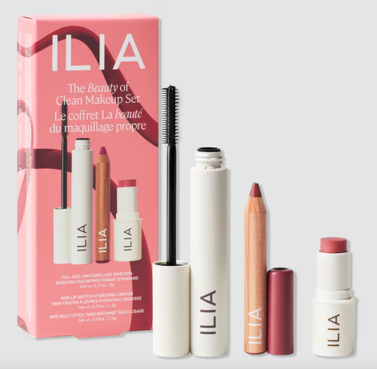 PREORDEN -The Beauty of Clean Makeup Set - Clean Eye + Cheek + Lip Makeup Set | ILIA - 2 A 4 SEMANAS EN LLEGAR