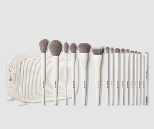 PREORDEN -Ready, Set, Pro 16-Piece Face & Eye Brush Set | MORPHE - 2 A 4 SEMANAS EN LLEGAR