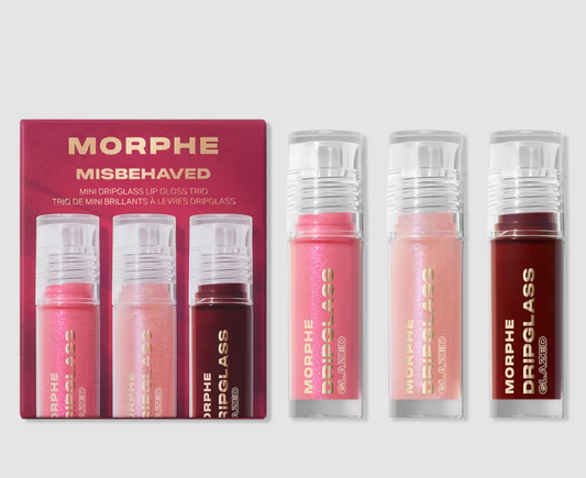 PREORDEN -Misbehaved Mini Dripglass Lip Gloss Trio | MORPHE - 2 A 4 SEMANAS EN LLEGAR