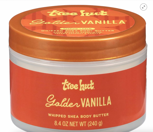 PREORDEN -Tree Hut Body Butter - Golden Vanilla - 8.4oz - 2 A 4 SEMANAS EN LLEGAR