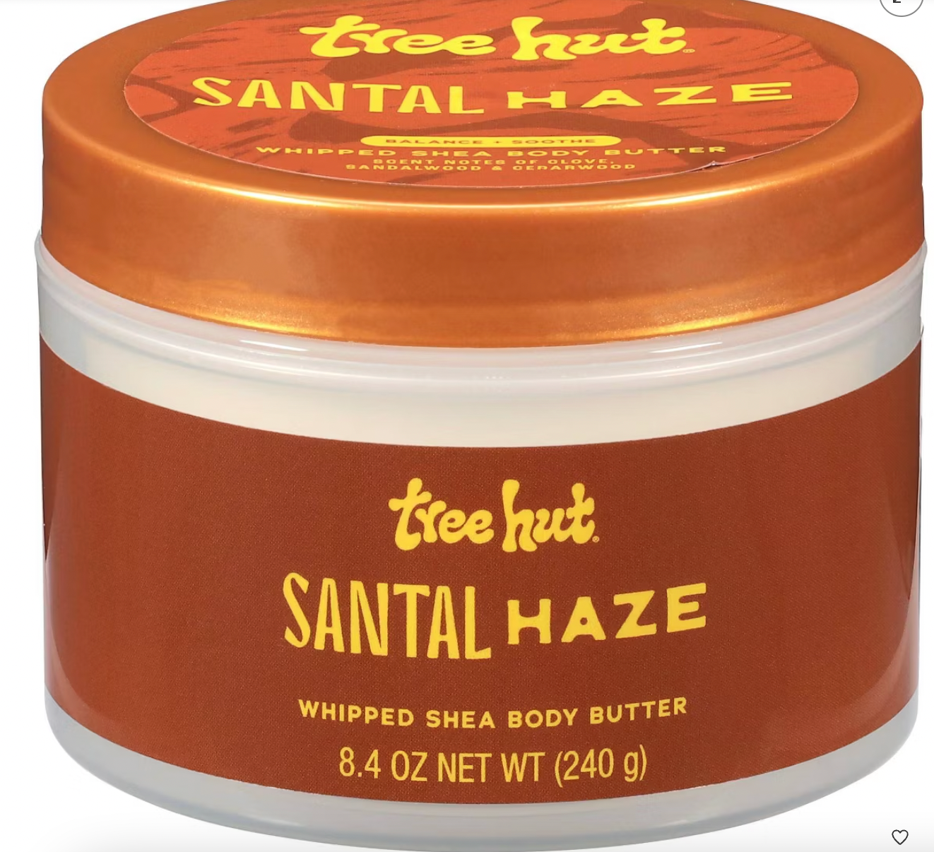 PREORDEN -Tree Hut Body Butter - Santal Haze - 8.4oz - 2 A 4 SEMANAS EN LLEGAR