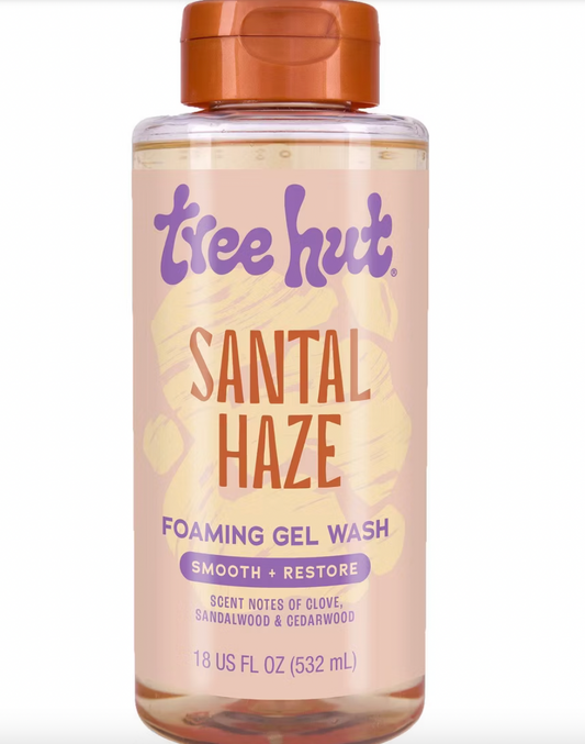 PREORDEN -Tree Hut Foaming Gel Body Wash - Santal Haze - 18 fl oz - 2 A 4 SEMANAS EN LLEGAR