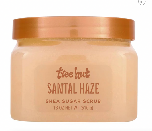 PREORDEN -Tree Hut Shea Sugar Body Scrub - Santal Haze - 18oz - 2 A 4 SEMANAS EN LLEGAR