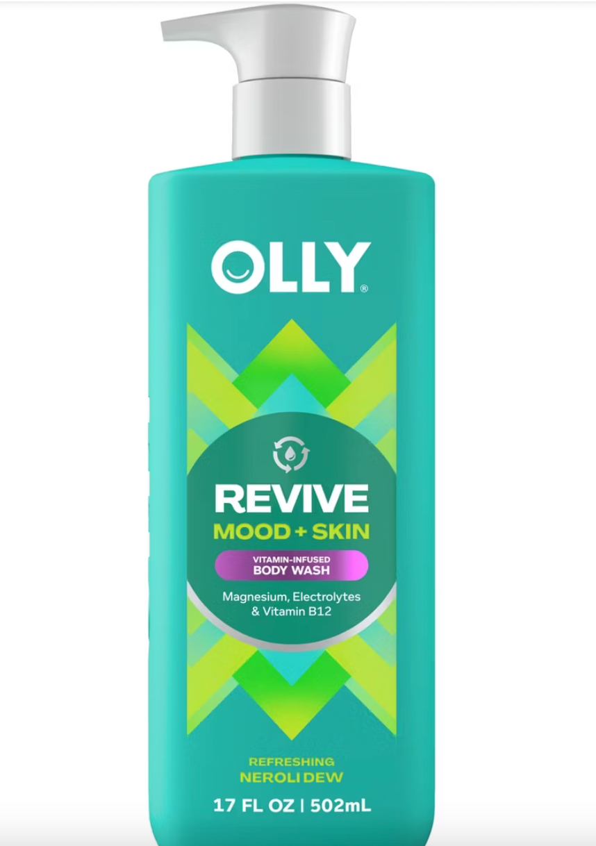 PREORDEN -OLLY Revive Mood and Skin Vitamin-Infused Body Wash - Neroli Dew - 17 fl oz - 2 A 4 SEMANAS EN LLEGAR