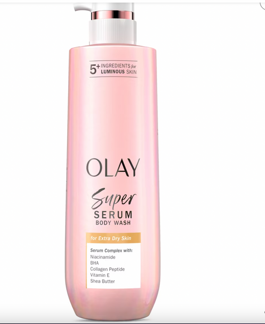 PREORDEN -Olay Super Serum Complex for Luminous Skin Body Wash for Extra Dry Skin - 20 fl oz - 2 A 4 SEMANAS EN LLEGAR