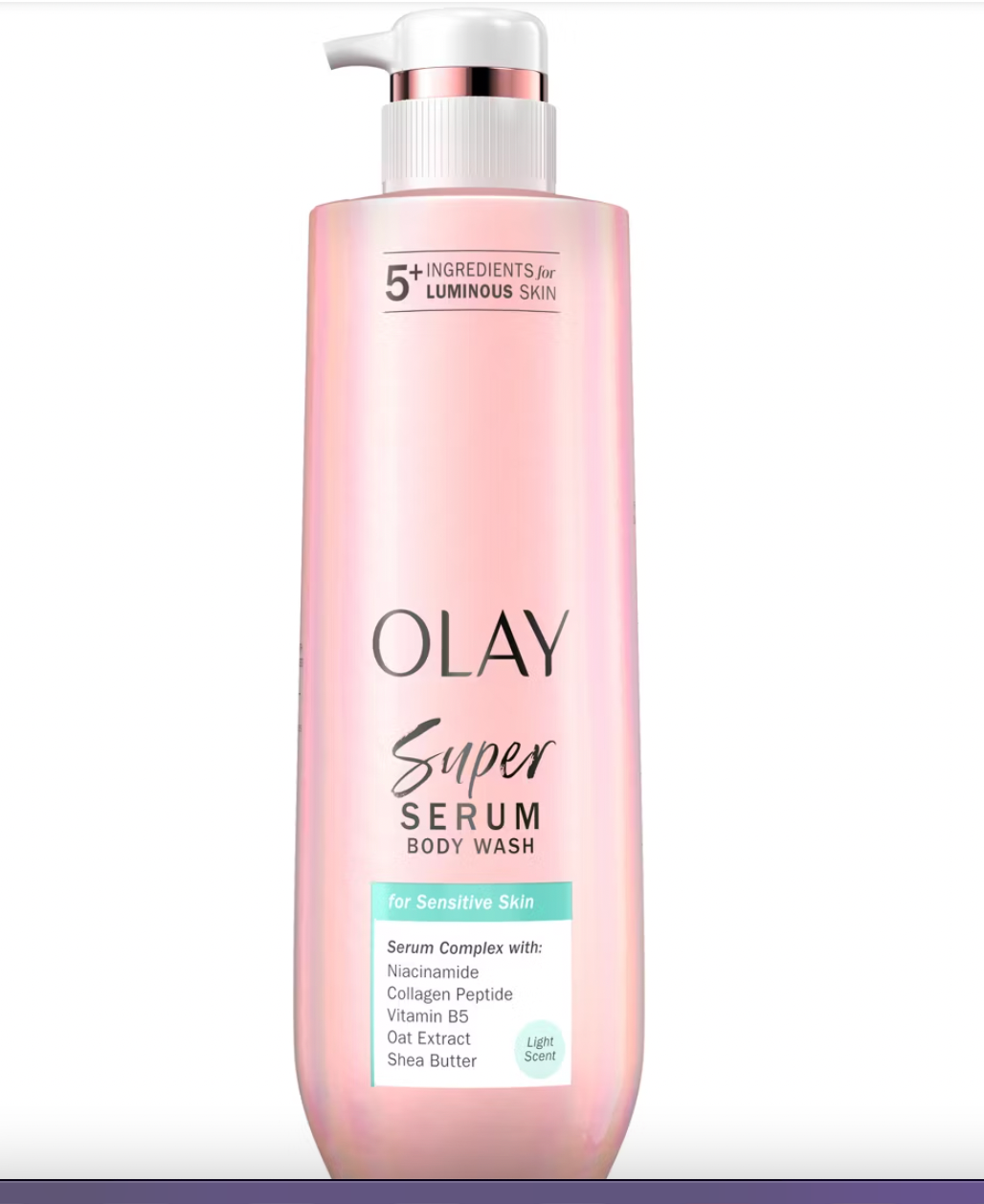 PREORDEN -Olay Super Serum Complex for Luminous Skin Body Wash for Sensitive Skin - 20 fl oz- 2 A 4 SEMANAS EN LLEGAR