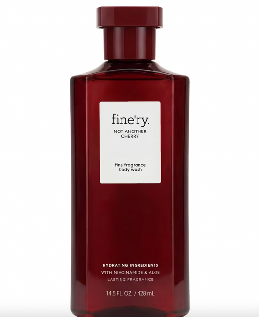 PREORDEN -fine'ry. Women's Body Wash - Not Another Cherry - 14.5 fl oz - 2 A 4 SEMANAS EN LLEGAR