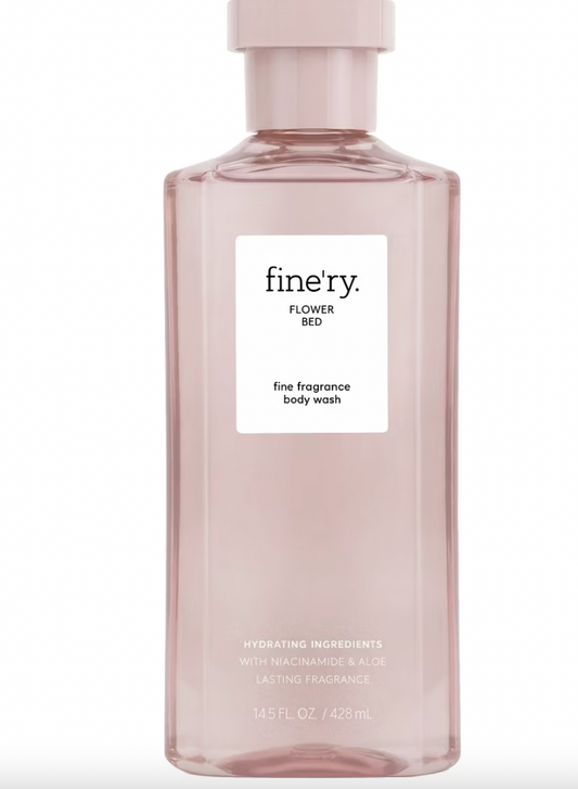 PREORDEN -fine'ry. Women's Body Wash - Flower Bed - 14.5 fl oz - 2 A 4 SEMANAS EN LLEGAR